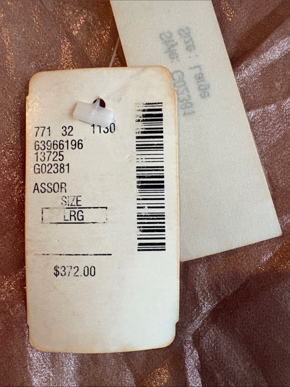 Rozae Nichols Vintage Silk Chiffon Sheer Metallic Bronze Maxi Skirt NWT Large - Picture 3 of 7